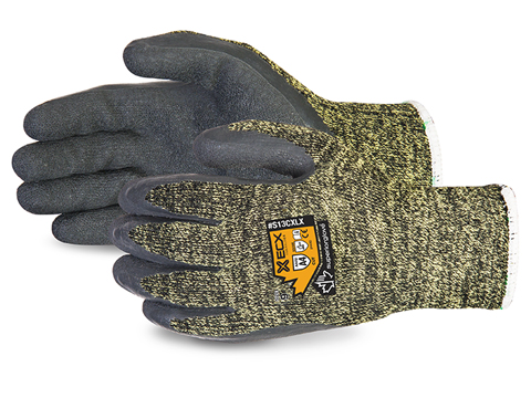#S13CXLX Superior Glove® Emerald CX™ Kevlar® Wire Core Cut Resistant Work Gloves with Latex Palms